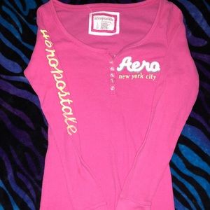 pink aero shirt
